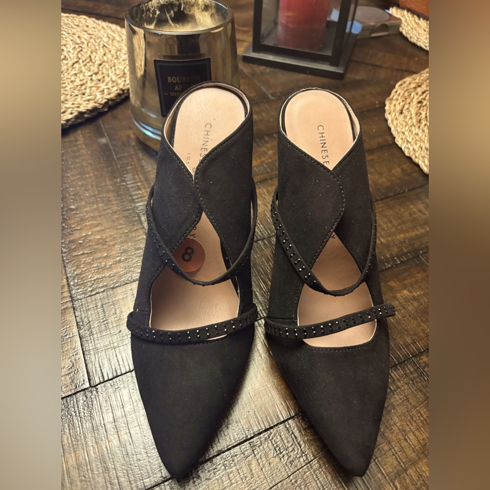 Chinese Laundry Mule Suede Heel❤️